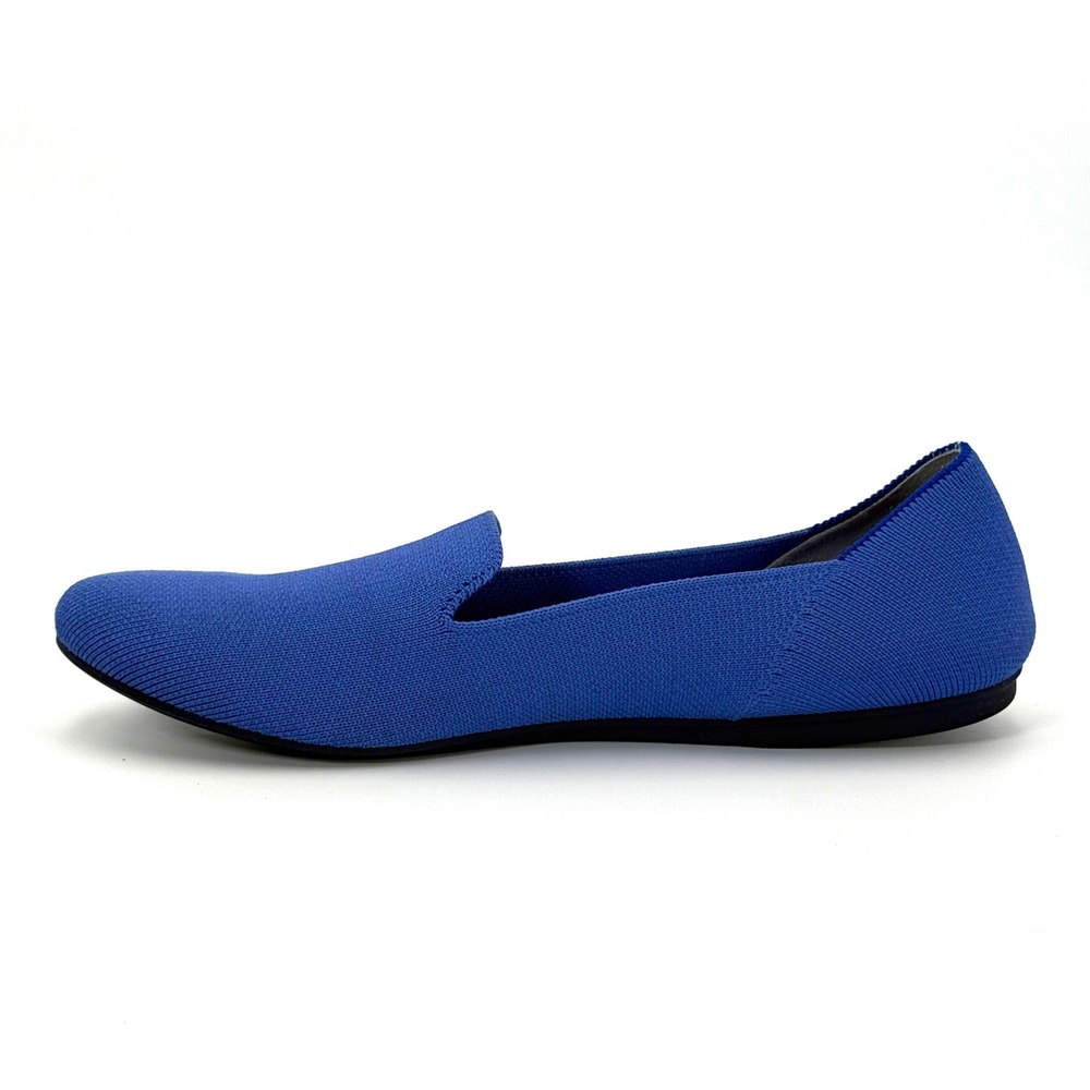Rothys The Loafer Women 10 Blue Knit Flat Sustainable Casual Comfort Office - Picture 3 of 9